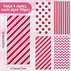 100Pcs 4 Styles Rectangle Plastic Candy Bags ABAG-WH20013-19E-2