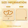 Wooden Commemorative Cards WOOD-WH0040-005-2