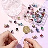 50Pcs Glass European Beads GPDL-YW0001-04-5