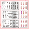 Stainless Steel DIY Nail Art Templates MRMJ-WH0092-048-3