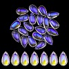 Transparent Glass Charms GLAA-YW0003-03-3