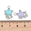Alloy Resin Pendants RE-CBA4818-02P-3