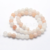 Natural Pink Aventurine Beads Strands X-G-I199-22-6mm-2