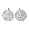 304 Stainless Steel Pendants STAS-L022-441P-01-1