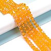 Electroplate Glass Beads Strands EGLA-A034-T8mm-L11-4