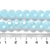 Electroplate Glass Beads Strands EGLA-A035-J8mm-A09-4