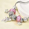 Alloy Enamel European Beads Charm Bracelets BJEW-F495-22P-5