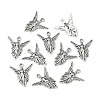 Tibetan Style Alloy Fairy Pendants TIBEP-23017-AS-RS-3