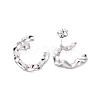 304 Stainless Steel Stud Earring for Women EJEW-F287-03P-2
