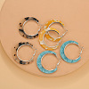 Acrylic Hoop Earrings FS-WG995C7-09-2