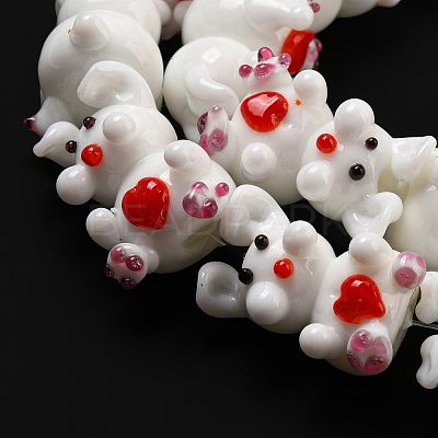 Handmade Lampwork Beads Strands LAMP-L079-02B-1