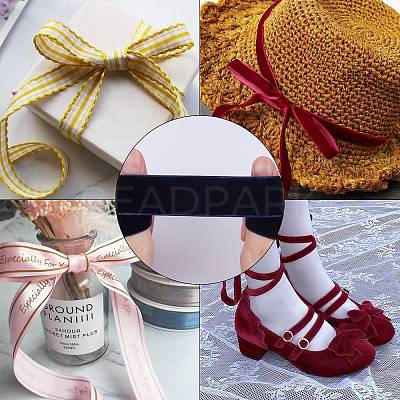 Velvet Ribbon SRIB-WH0006-18F-1