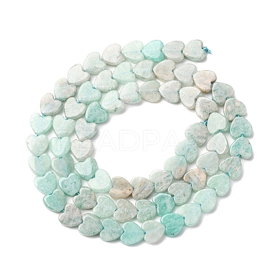 Natural Amazonite Beads Strands G-M403-A53-02-1