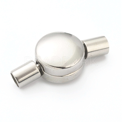 Non-Tarnish 304 Stainless Steel European Style Clasps STAS-B017-07P-1