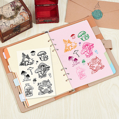 PVC Plastic Clear Stamps DIY-WH0439-0047-1