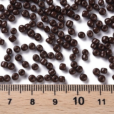 Baking Paint Glass Seed Beads SEED-S002-K18-1