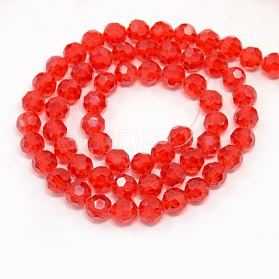 Glass Beads Strands EGLA-J042-6mm-16-1