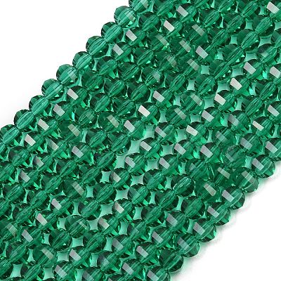 Transparent Glass Beads Strands GLAA-G125-01A-08-1