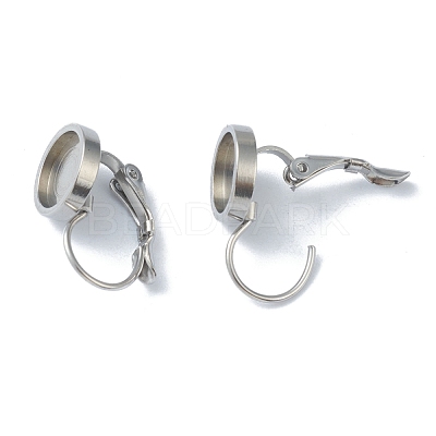 Tarnish Resistant 304 Stainless Steel Leverback Earring Findings KK-H152-09B-P-1