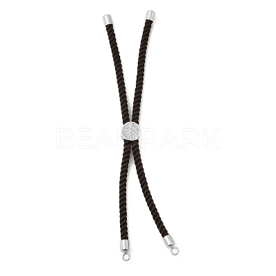 Twisted Nylon Cord Silder Bracelets DIY-B066-03P-17-1