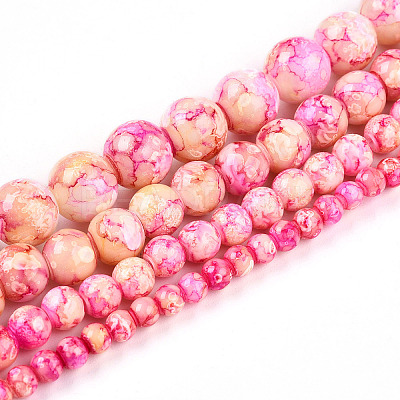 Baking Paint Glass Beads X1-DGLA-N003-6mm-A01-1