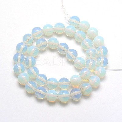 Opal Round Beads Strands G-O047-08-8mm-1