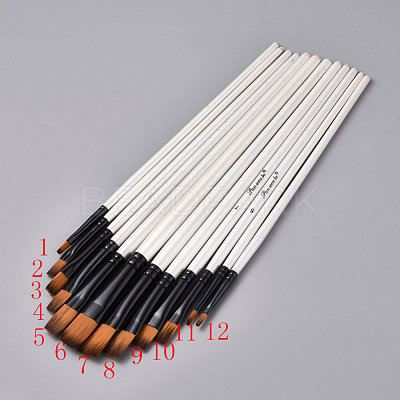 Wood Handle Paint Brushes Set TOOL-L006-06-1