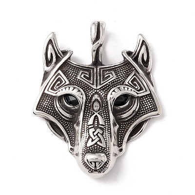 304 Stainless Steel Pendants STAS-M299-05AS-C-1