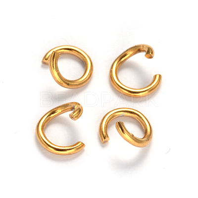 Ion Plating(IP) 304 Stainless Steel Open Jump Rings STAS-M235-F-01-1