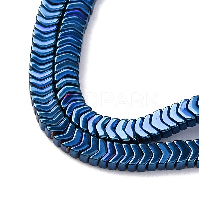 Electroplated Non-magnetic Hematite Beads Strands G-P571-C01-01-1