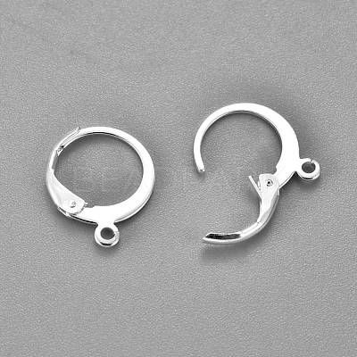 304 Stainless Steel Leverback Earring Findings X-STAS-F155-13S-1