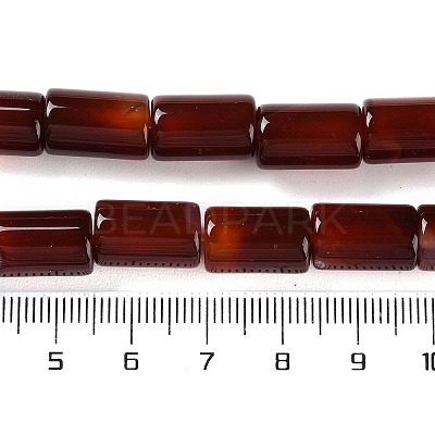 Natural Red Agate Beads Strands G-NH0019-A03-01-1