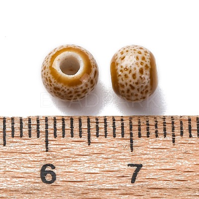 Bright Glazed Porcelain Beads PORC-D300-A33-1