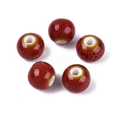 Vintage Handmade Porcelain Beads PORC-Q006-13A-28-1