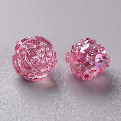Transparent Acrylic Beads TACR-S154-31C-705-1