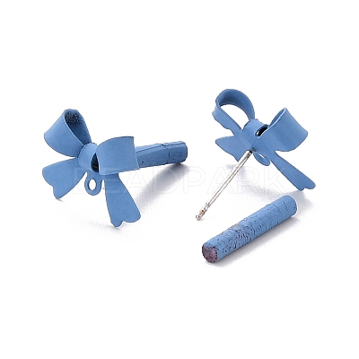 Alloy Stud Earring Findings LS-EJEW-J102-08H-1