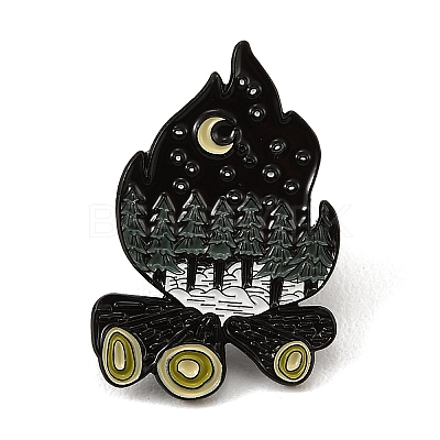 Campfire Night Forest Enamel Pins AL-CBA1A3E-07EB-01-1