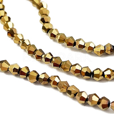 Transparent Electroplate Glass Beads Strands X-EGLA-A039-T3mm-UA11-1