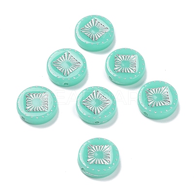 Opaque Acrylic Beads LS-OACR-G016-07D-1