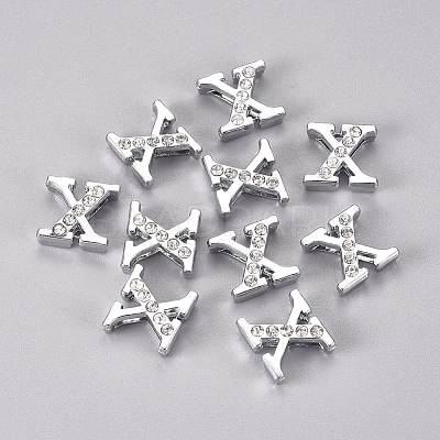 Alloy Slide Charms LS-PALLOY-WH0066-21X-1