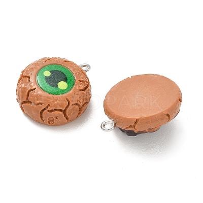 Spooky Halloween Opaque Resin Pendants RE-CBA4C51-01P-1