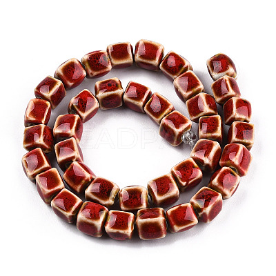 Handmade Porcelain Bead Strands PORC-N007-28-1