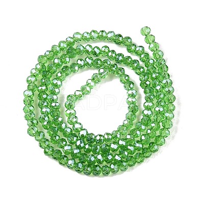 Electroplate Glass Beads Strands EGLA-A044-T1mm-A11-1