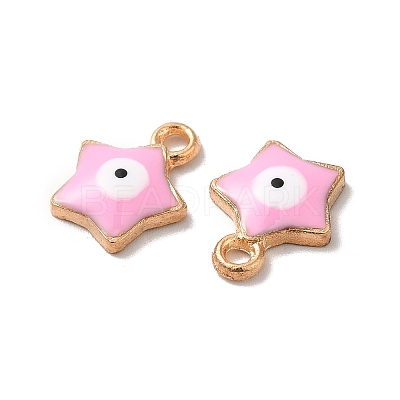 Alloy Enamel Charms ENAM-Q448-01LG-01-1
