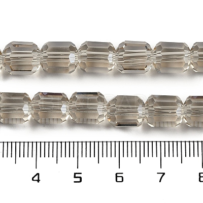Electroplate Glass Beads Strands GLAA-G112-07C-1