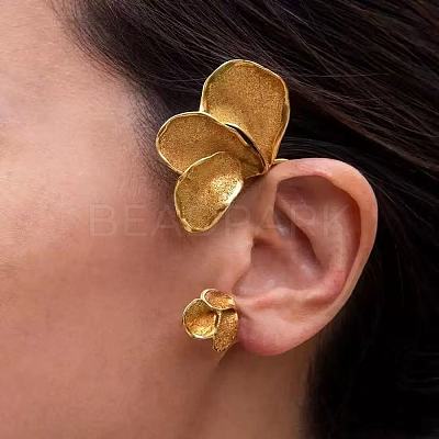 Alloy Flower Cuff Earrings for Women WGC4756-01-1