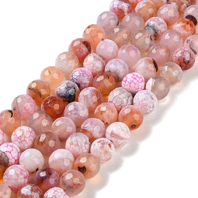 Natural Agate Beads Strands G-M437-C01-01D-1