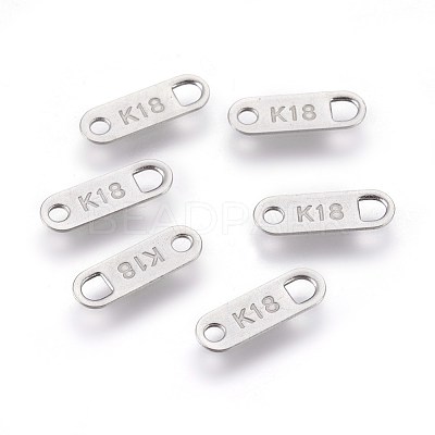 Tarnish Resistant 304 Stainless Steel Chain Tabs STAS-E454-22P-1