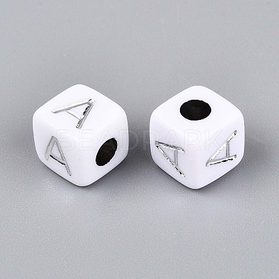 Opaque Acrylic Beads SACR-T035-03A-1