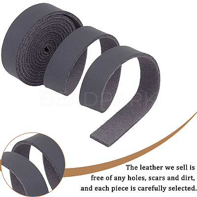 Flat PU Leather Cord WL-WH0004-09A-1